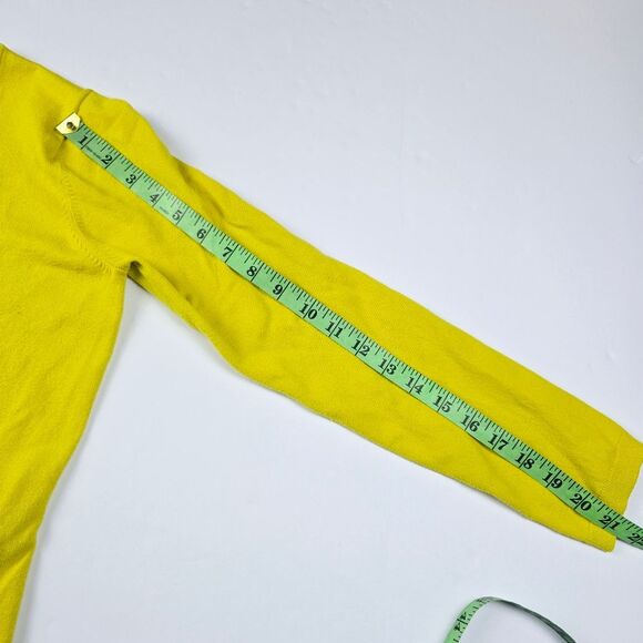 Boden Yellow Cardigan Front Pockets Women's size 8 - Medium - Picture 9 of 9